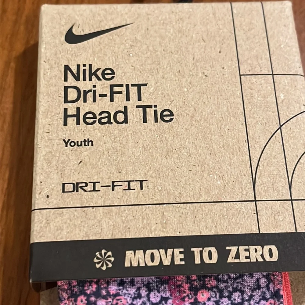 Nike Dri Fit Head Tie new Youth size sweat band adjustable headband